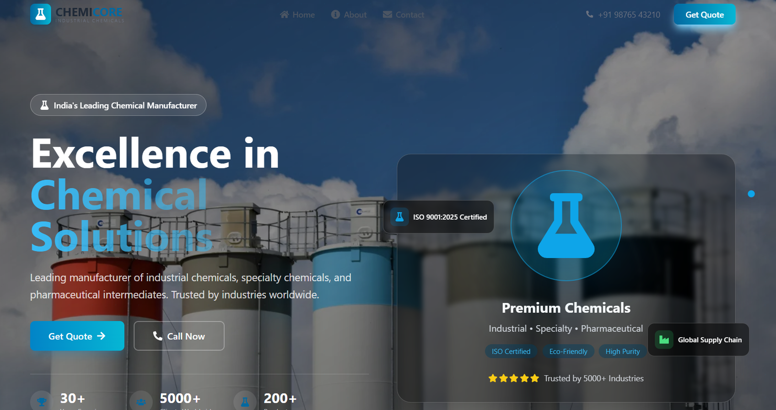 CHEMICORE INDUSTRIAL CHEMICALS