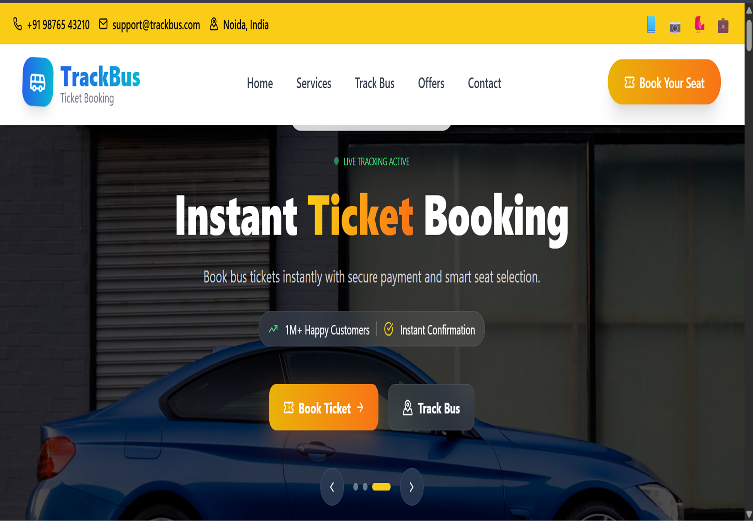 Bus ticket booking